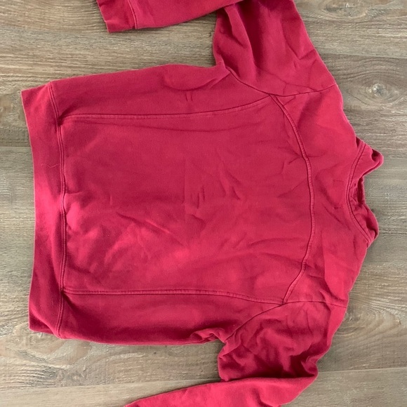 Red Quarter-Zip Pullover - Picture 5 of 6